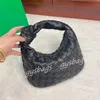 Woman Crochet Hobo Bags designer bag soft handbag luxury shoulder bags lady purse Bow Handle Leather 5A Quality