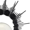 Spiked Headpiece HaloCrown Headband Headpiece Mary HaloCrown Headpiece Mary Headband Goth Flower Drop Shipping