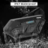 WAYXIN R6S Hjälm Headset Motorcykel Intercom Waterproof BT 5.0 för 6 Rider Moto Interphone Communication 1200m Q230830