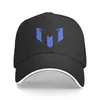 Casquettes de baseball Classique Bleu Messis Football Football Casquette de baseball Femmes Hommes Réglable Papa Chapeau Performance