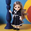 Dolls Doll For Girl Toy BJD Mini 13 Movable Joint Baby 3D Big Eyes Beautiful DIY With Clothes Dress Up 112 Fashion 230830