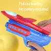 Flygplan Modle Children Foam Plane Launcher Toy Outdoor Catapult Gun 15m Range Airplane Shooting Roundabout Sport Toys Boy Birthday Present 230830