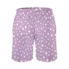 Herenshorts Dalmatische vlekken Printplaat Zomer Witte stippen Sport Surf Strand Man Comfortabel Casual patroon Trunks