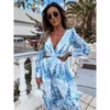 Basic Casual Dresses Sexy Maxi Dress Women 2023 Summer V-neck Backless Hollow Out Long Club Party Female Tunic Beach Cover Up Vestidos T230825