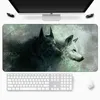 Tapis de souris Repose-poignets Grand tapis de souris de jeu loup en caoutchouc Super grand tapis de souris Gamer tapis d'ordinateur portable clavier durable bord de verrouillage tapis de bureau R230830