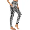 Dameslegging Grijs Slangenleer Dierenprint Gym Yogabroek Dames Push-up Ademende leggings Sexy Sneldrogend Ontwerp Sportlegging