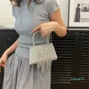 Sac à bandoulière de luxe pour femmes, sac de dîner de célébrité sur Internet, boîte de nuit, chaîne tendance, plein de diamants, 2023