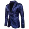 Męskie garnitury Blazers Brytyjski styl męski Jacquard Jacquard Jacquard Kurtka Czarna Biała moda mody Men Business Wedding Party Tuxedo Dress Blazers Rozmiar XXX-S 230829