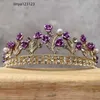 Pinzas para el cabello estilo princesa dulce, diadema con corona, diademas de flores rosas exquisitas brillantes, temperamento, perla de cristal para novia