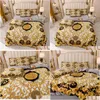 Set di biancheria da letto Fashion Gold Winter Designer Set Veet Duvet Er Lenzuolo con 2 pezzi Federe Trapunte Queen Size stampate di lusso Drop Dh9Gk