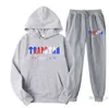 Trailsuit Trapstar Marka Baskılı Spor Giyim Erkek Tişörtleri 16 Renk Sıcak İki Parça Set Gevşek Hoodie Sweatshirt Pantolon koşu Siyah Beyaz Düz Renk Pembe Zw5o