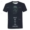 T-shirts voor heren Horrorfilm Wat we doen in de schaduw 3D-bedrukt shirt Heren Dames Zomer Mode Toevallig Korte mouw Hiphop T-shirt Tee Tops