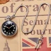 Zegarki kieszonkowe Retro Vintage Copper Pocket Watch Naszyjnik Wisij wisiorek Antique steampunk męskie kwarcowe zegarki kwarcowe 230830