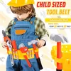 Verktyg Workshop Z3 Children S Tool Set With Electric Toy Drill Kids Power Construction Play Kit för småbarn Boys Girls 230830