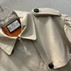 Women's Jackets Early Autumn Bubble Sleeve Short Trench Coat Khaki White Upper Body Temperament And Fashion