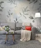 Wallpapers Custom Po Wallpaper Modern Green Leaf Watercolor Nordic Style Mural Wall Paper Living Room Papier Peint 3D Fresco Home Decor