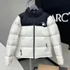 Yüksek kaliteli erkek tasarımcı aşağı ceket kış sıcak paltolar kaz rahat mektup nakış açık kış moda erkek çiftler parkas xs-2xl