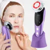 Ansiktsvårdsenheter 7 I 1 RF EMS Mikrokraft Skönhetsanordning Ansikte Lyftmaskin Hudföryngring Anti Wrinkle Face Cleaning Vibration Massager 230829