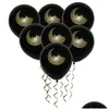 パーティーデコレーション10pcs/set eid mubarak balloonsラマダンゴールドシアイスラム用イスラム供給ドロップデリバリーホームガーデンフェスティブイベントDHL4P