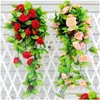 装飾的な花の花輪240cm結婚式の装飾