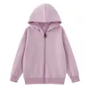 Hoodies Sweatshirts Zipper Solid Hoodies Children Jackets för pojkar kläder vår höst tröja pojkar rockar koreanska barn utomhus 230830