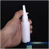 Bottiglie di imballaggio all'ingrosso 5 pezzi 10 ml 20 ml 30 ml 50 ml bottiglia vuota di plastica vuota a spruzzo nasale spruzzatore nebulizzatore bottiglia riutilizzabile per goccia medica Dheub