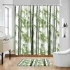 Cortinas de ducha Juego de cortinas de ducha de bambú verde chino, alfombrillas de baño navideñas de grano de madera, alfombrillas para puerta de entrada de cocina, decoración de habitación de baño, alfombra R230830