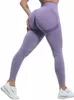 Leggings femininas plus size calças de yoga jacquard sorriso esportes fitness sem costura cintura alta sweatpants hip levantamento