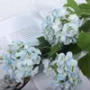 Декоративные цветы 2pc 3head Feel Film Hydrangea Фах