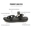 Sandals Flip Flops Slip On Flats Slippers Slides Sandals Men Sandalias Hombre Gladiator Casual Sandals Rope Male Summer Roman Beach Shoe 230829