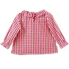 Barnskjorta Summer Spring Baby Girls Blus Bomull