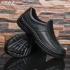 Scarpe eleganti da uomo EVA di grandi dimensioni, leggeri, mocassini con utensili, punta rotonda, tendenza casual, comode, traspiranti, resistenti all'usura all'aperto