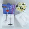 Бокалы для вина оригинальный коктейль Martini Glass Creative Stand Shape Sparkling Crystal Goblet Wedding Bar Set Stest Decoration