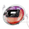 CD Player YRQ90 с 35 -мм проводными наушниками Small Music Support TF Card Digital Display Touch Button Walkman 230829