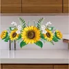 Wall Stickers 1PCS Removable Sunflower Sticker Kitchen Waterproof Decals For Kids Room Living Bedroom Home Decoration 230829