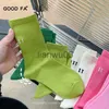 Others Apparel Pink Socks Women's Spring and Autumn Style Midtube Socks Ins Outside Wear Cotton Bottoming High Waist Letter Sports Stockings J230830