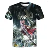 Camisetas para hombre, camiseta con estampado 3D de Final Fantasy VII y camiseta con cuello redondo a la moda para mujer, camisetas Harajuku de verano