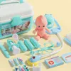 Tools Workshop Little doctor toy set girl box nurse child injection playing the role of stethoscope 230830