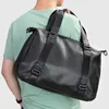 Duffel Bags Men Business Travel Handbag Cowhide Male Briefcases Laptop Bag Real Leather Totes for Document Office Unisex Messenger