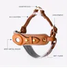 Colliers de chien Laisses pour Airtag Étui de protection Tracker Harnais pour animaux de compagnie En cuir Sangle de poitrine pour chien Collier de chien Accessoires pour chien pour Airtag Dog Collar 230829