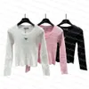 Crew Neck Knits Top Women Winter Warm Knitwear Shiny Rhinestone Knits Tops Långärmning Knitkläder