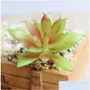 Couronnes de fleurs décoratives plantes artificielles avec Vase bonsaï Cactus Tropical fausse plante succulente en pot bureau maison Pot de fleur Dro Otulo
