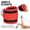 Ankle Support Fitness Strap Adjustable D-Ring Foot Cuffs Gym Leg Strength Workouts Pulley With Buckle Sports Feet Guard