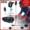 EJEAS Q7 Bluetooth 5.1 Motorcykel Intercom Helmet Headset Riders Wireless Waterproof Interphone Headsets FM Radio Quick 7 Q230830