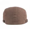 Berets Wuaumx chinesischer Stil Beret Hut Männer Frauen Visor Cap Stickerei