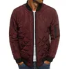Erkek ceketler düz renkli ceket pamuklu lingge dikiş kalınlaştırılmış yakalı kış sıcak 230830