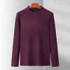 Männer T Shirts 2023 Herbst Langarm T-shirt Für Business Casual Lose Pullover Mode Trend Rundhals Unterlage