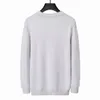 Nowe zimowe męskie Casual Crew Neck Pullover Męskie litery z długim rękawem Drukuj Sweter Codzienny styl Moda ciepły dzianinowy sweter