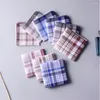Fliegen 1 stück Quadratische Plaid Streifen Taschentücher Männer Klassische Vintage Tasche Baumwolle Handtuch Für Hochzeit Party 38 38 cm zufällige Farbe