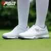 Dress Shoes Women's Sports PGM Golf Football Waterproof och Non Slip Casual Rotating Button Lace 230829